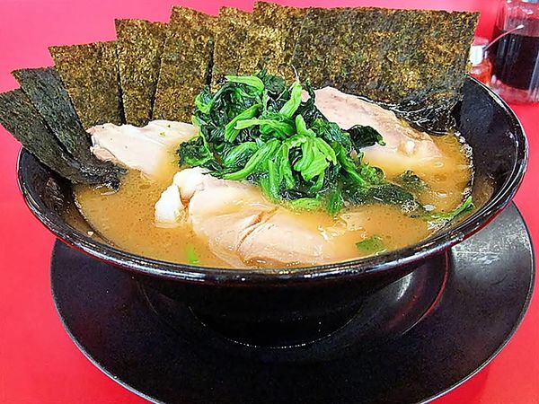 「チャーシューメン海苔増し」@家系ラーメン王道 王道之印の写真