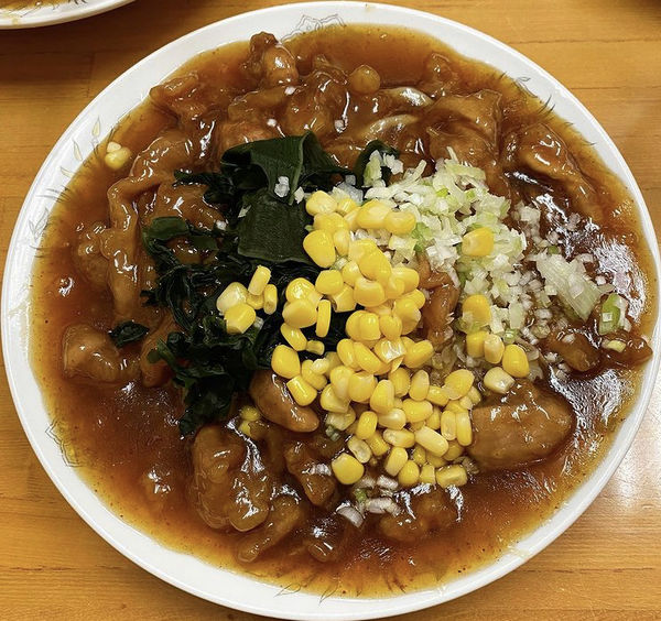 「スタミナ冷し焼肉」@中華 大進の写真