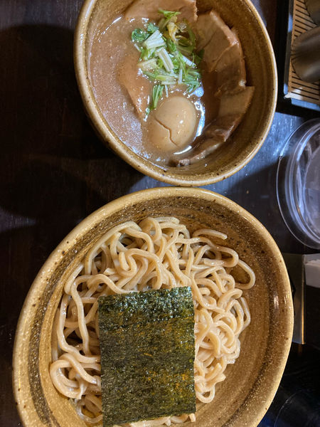「ベジポタ味玉・肉入り」@つけ麺 えん寺 吉祥寺総本店の写真
