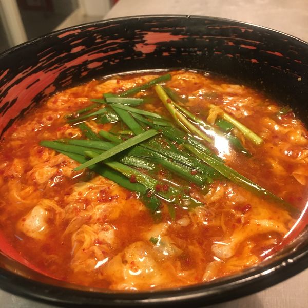 「辛麺　大辛」@辛麺屋 蘭飯の写真