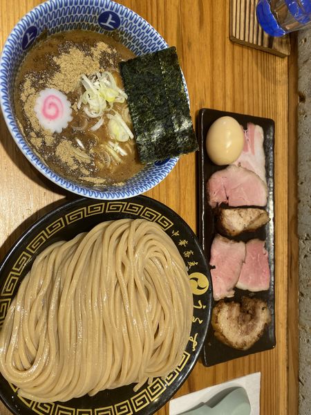 「特製つけ麺中盛」@中華蕎麦うゑずの写真