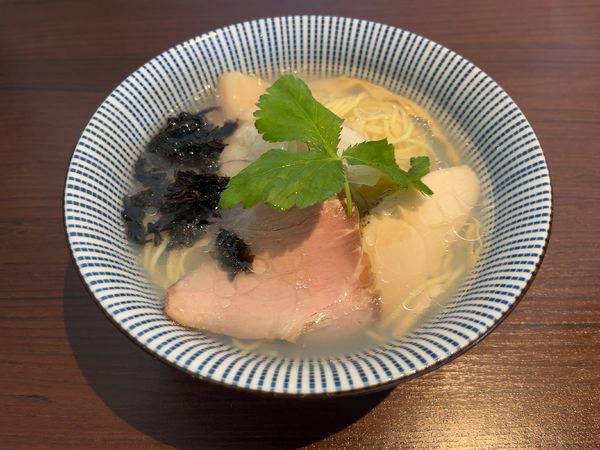 「本日の魚介そば」@旬菜麺屋 雅流の写真