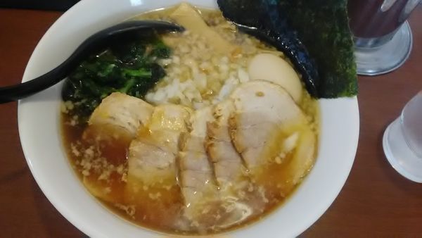 「にぼ玉チャーシュー」@テンホウ 南宮店の写真