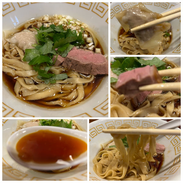 「鴨醤油らーめん 800円」@鴨だしらーめん 鴨福の写真