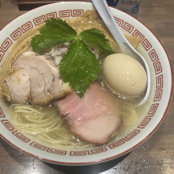 「中華そば　塩」@麺屋 必道の写真