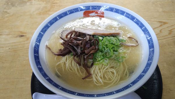 「長浜ラーメン¥650+替玉¥150-バリカタ」@長浜らーめん 呑龍の写真