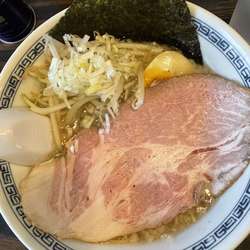 背脂醤油　細麺