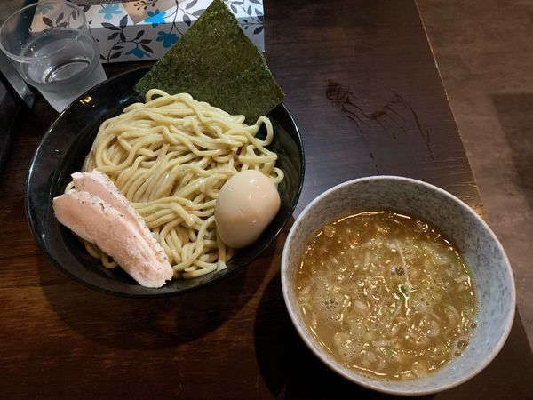 「鶏つけ麺(醤油)+味玉+水餃子 ￥900+￥100+￥300」@鶏々 TORIDORIの写真
