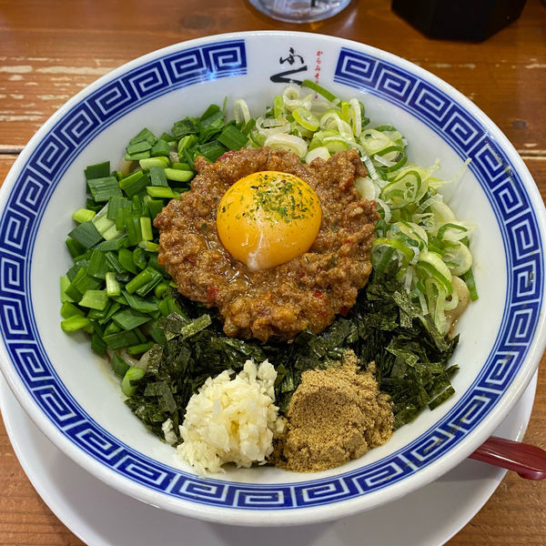 「みそ台湾まぜそば」@からみそラーメン ふくろう 栄店の写真