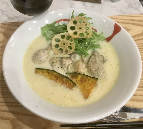 「特製クリーミー牡蠣ヌードル」@ヌードル麺和 名古屋本店の写真