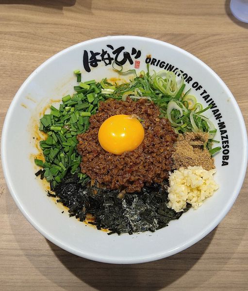 「元祖台湾まぜそば 870円＋3辛 30円」@台湾まぜそば はなび 東海荒尾店の写真