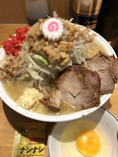 「塩生姜ラーメン(大)+紅しょうが+生たまご+ナシナシ」@麺屋 神工の写真