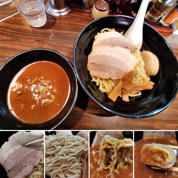 「味玉魚介つけ麺(300g)　900円」@ラーメン長山の写真