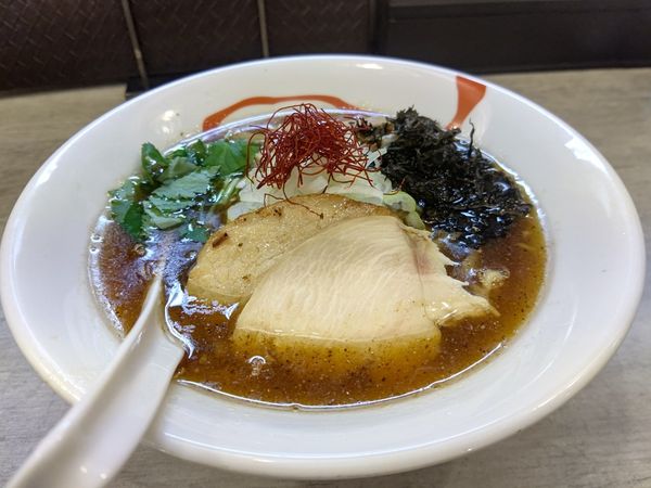 「さば醤油らーめん(並盛・140g)880円」@らーめん酒場 福籠 通町店の写真