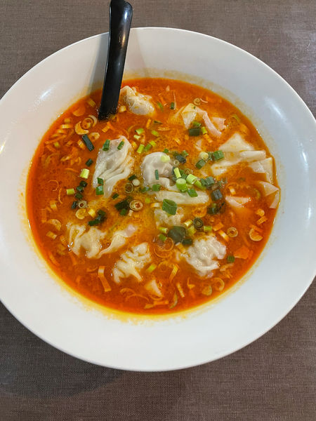 「ラー油ワンタン(860円)」@一碗雲呑の写真