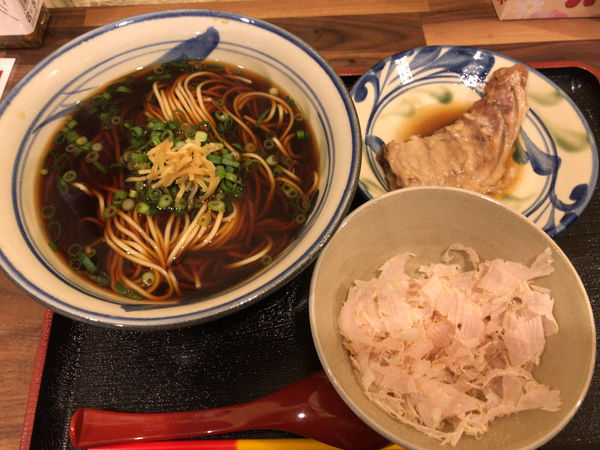 「唐人そば+軟骨ソーキ（490円）」@木灰そば 太陽人の写真