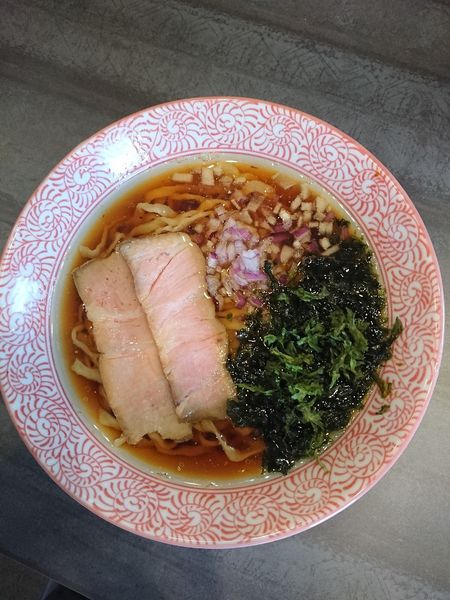 「淡麗煮干(手もみ麺)880円＋焼きばらのり増100円」@麺や べらぼうの写真