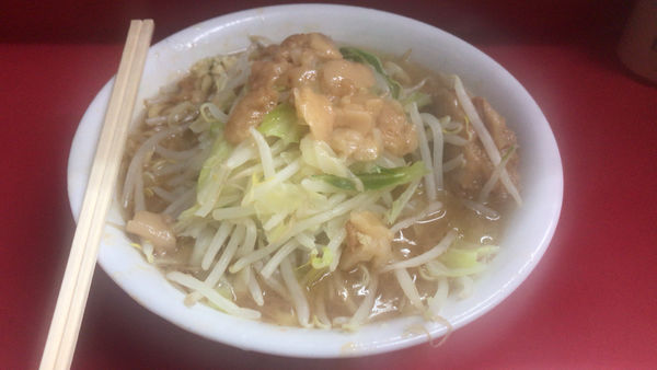 「ぶた2枚入　小ラーメン　￥700」@ラーメン二郎 環七一之江店の写真