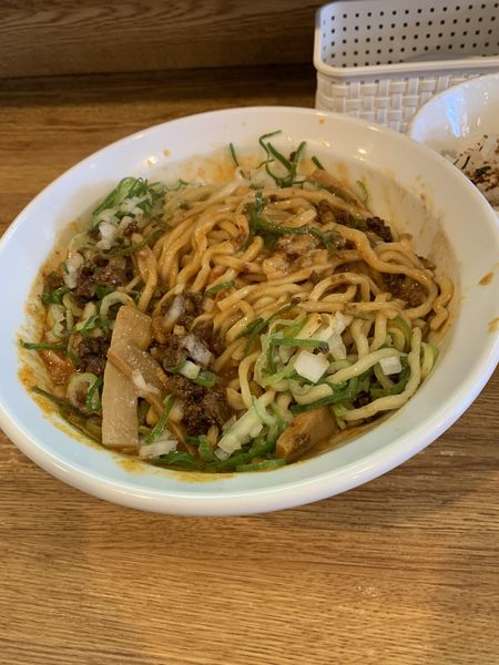「汁なし坦々麺」@ラーメン 月麺の写真