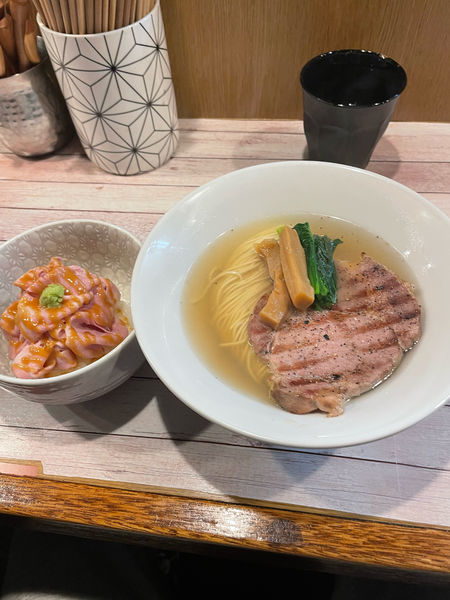 「祖師谷塩そば」@世田谷中華そば 祖師谷七丁目食堂の写真