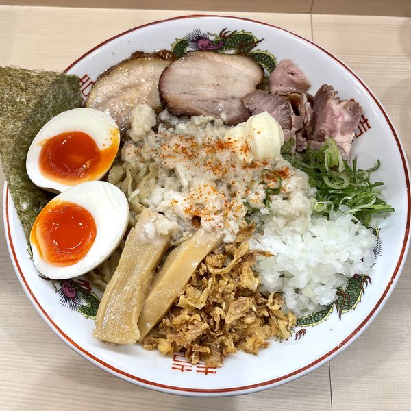 「【限定】背脂煮干しまぜそば ￥1000」@手揉み中華そば 中村の写真