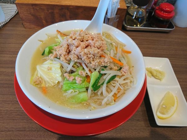 「濃厚鶏白湯タンメン」@濃厚鶏白湯タンメン まつ井の写真