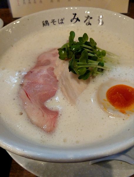 「鶏白湯そば(塩)880円税込」@鶏そば みなもの写真