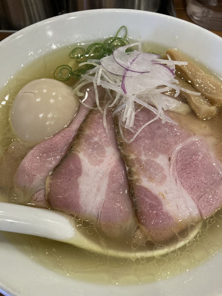 「塩丸鶏味玉¥1,000」@中華そば ココカラサキゑの写真