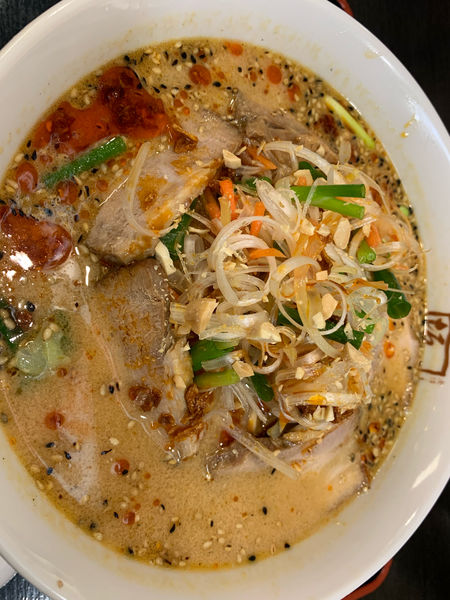 「ごまみそラーメン」@喜多方ラーメン 坂内 汐留シティセンター店の写真