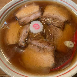 チャーシュー麺¥960＋ミニ炒飯とミニ餃子のセット¥350