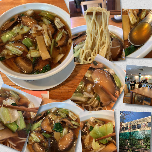 「しいたけそば1080円」@茶平の写真