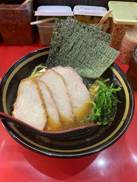 「チャーシュー麺3枚(全て普通)」@横浜家系ラーメン 宗八 柏本店の写真