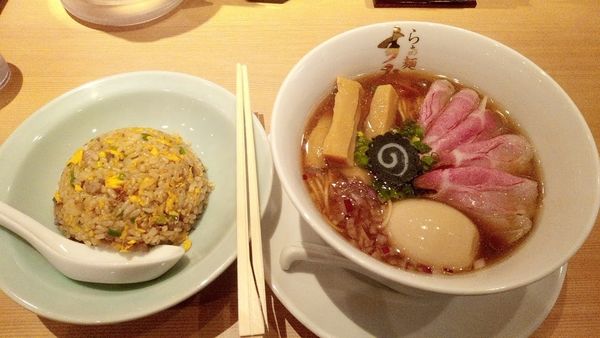 「特製鯵煮干しそば」@らぁ麺すみ田 天童店の写真