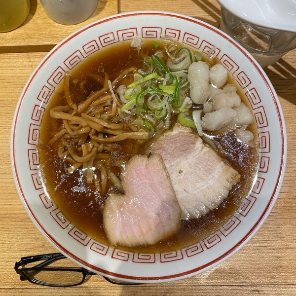 「中華そば醤油」@超多加水自家製手揉み麺 きたかた食堂の写真