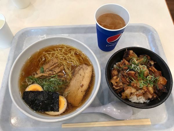 「中華そば（醤油）あっさり_750円」@中華そば いちや あみプレミアムアウトレット店の写真