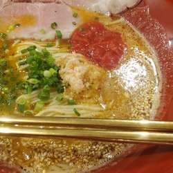 海老そば　トマトトッピング