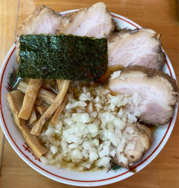 「醤家チャーシュー　薬味TP」@屋台ラーメン 醤家 大子店の写真