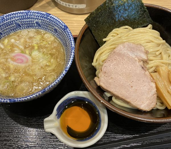 「海老つけめん　７５０円」@舎鈴 キュービックプラザ新横浜店の写真