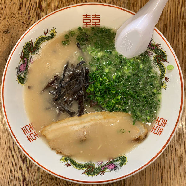 「十割ラーメン 細麺」@ぎょらん亭 西早稲田店の写真