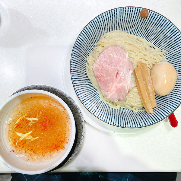 「味玉鯛塩つけ麺」@鯛塩そば 灯花 アトレ上野店の写真
