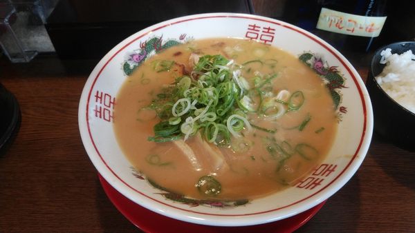 「こってり背脂中華そば」@中華そば 花京 天六店の写真