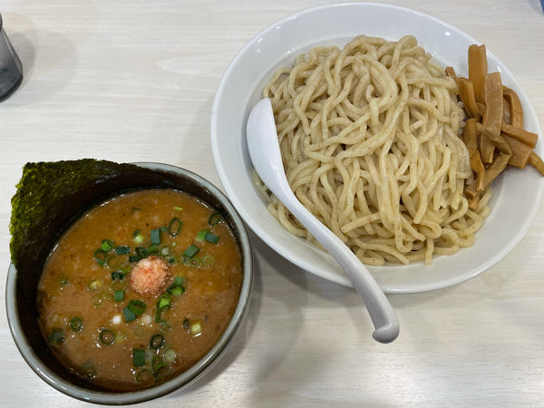 「海老つけ麺（特盛）」@EBIKURA 渋谷店の写真