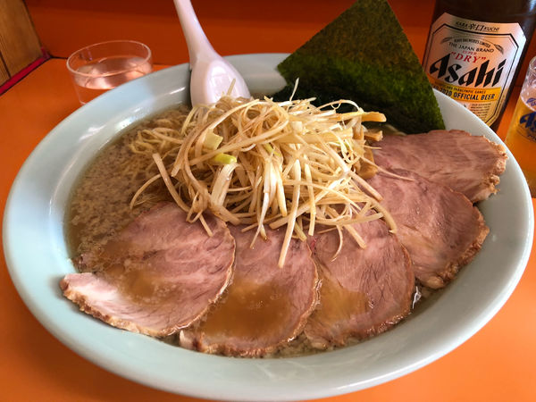 「ネギチャーシュー中盛り」@ラーメンショップ 味源 朝霞店の写真