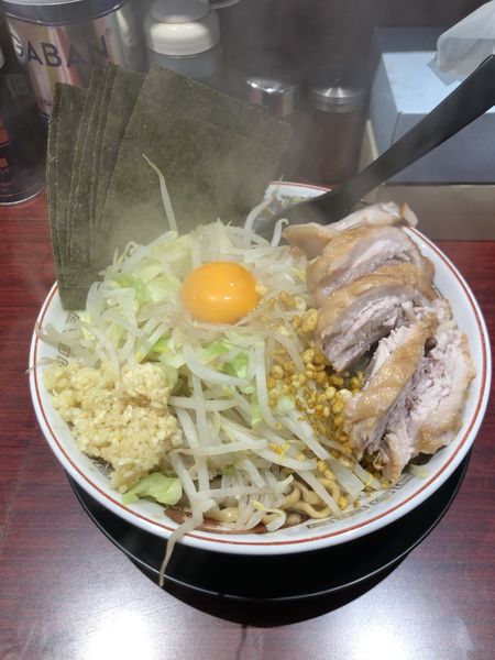 「小豚　汁なし　のり」@豚山 白楽店の写真