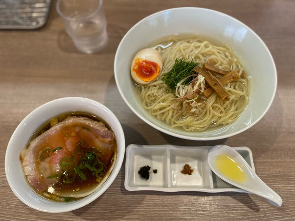 「蜆昆布水つけ麺（醤油）」@中華そば 和渦 TOKYOの写真