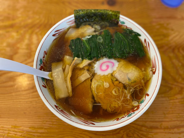 「チャーシューメン、ほうれん草」@中華そば れもんの写真