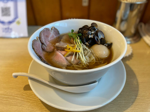 「限定 特製蜆そば(醤油)」@麺屋壱心の写真