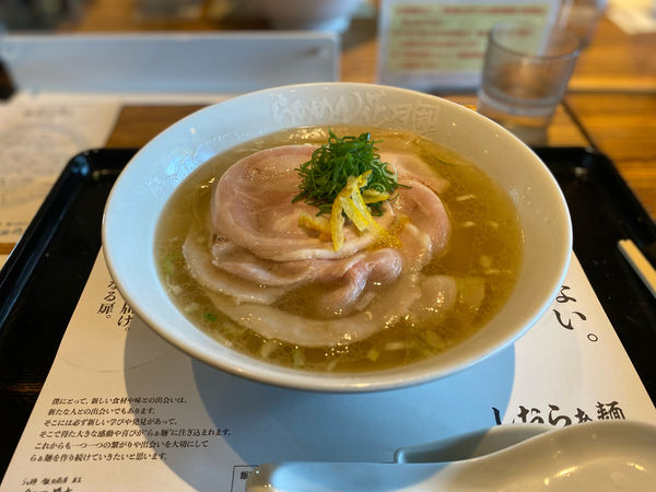 「しおチャーシューらぁ麺　飯田商店」@らぁめん花月嵐 流山おおたかの森店の写真