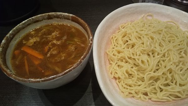 「【期間限定】カレー南蛮つけ麺（¥920)」@ラーメン大至の写真