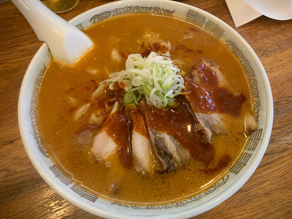 「濃厚辛味噌中華そば」@うえんで 山鹿店の写真